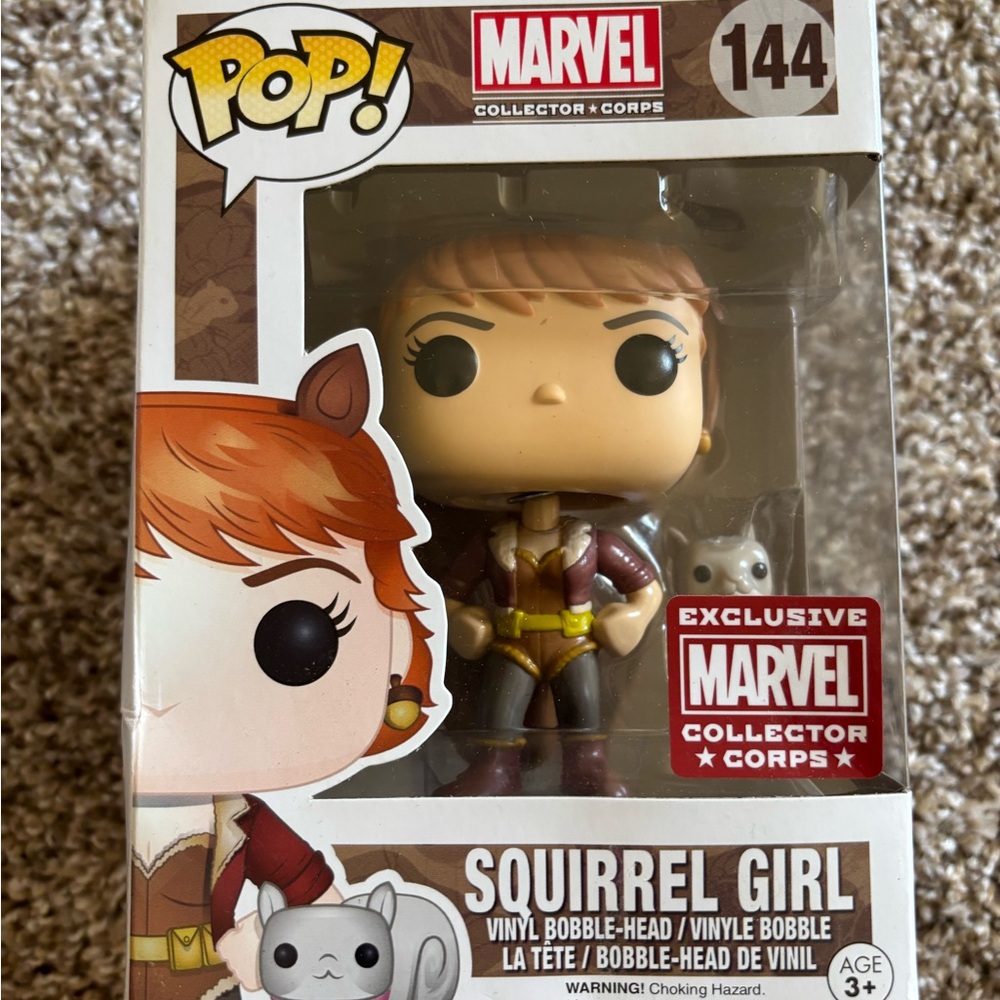 Funko Pop Squirrel Girl with Gray Squirrel